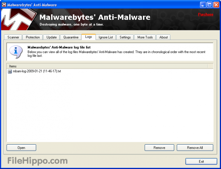 Malwarebytes 2.0.1