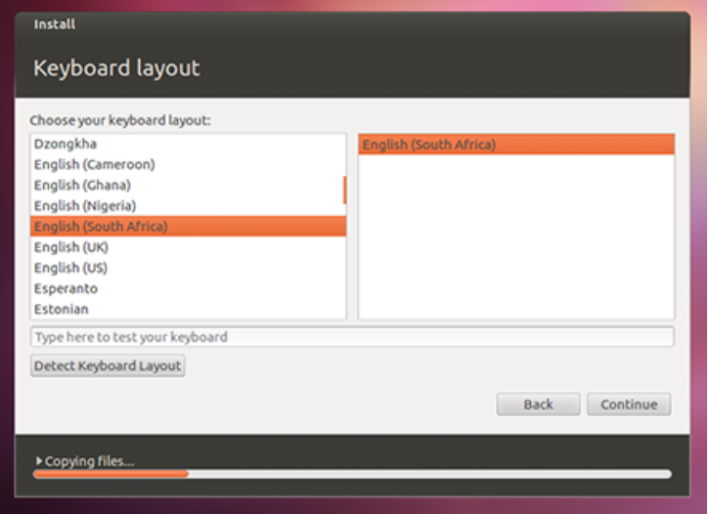 Ubuntu keyboard setup