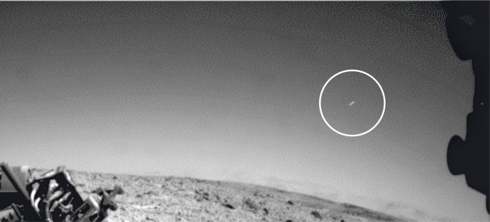 Mars Curiosity Rover Might've Found A UFO