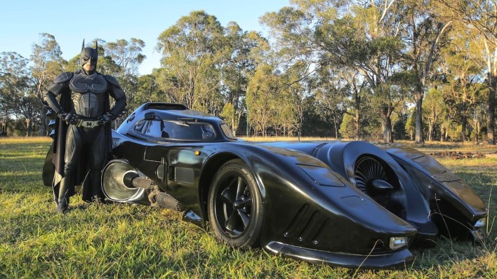 Man Builds Batmobile, Becomes Batman, & Visits Sick Kids