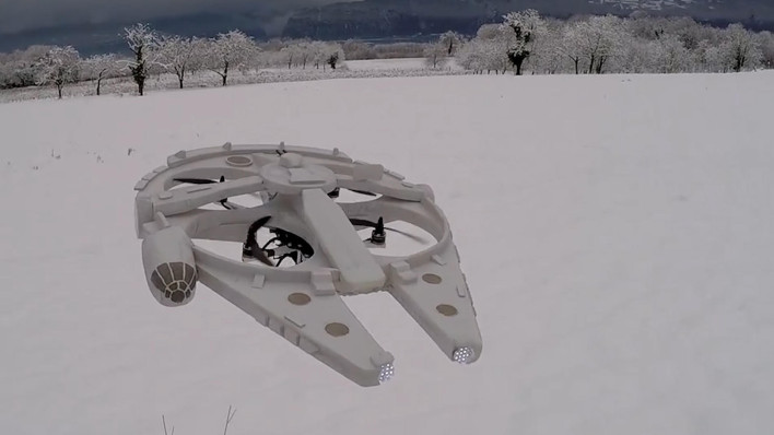You Can Build Your Own Millennium Falcon Drone