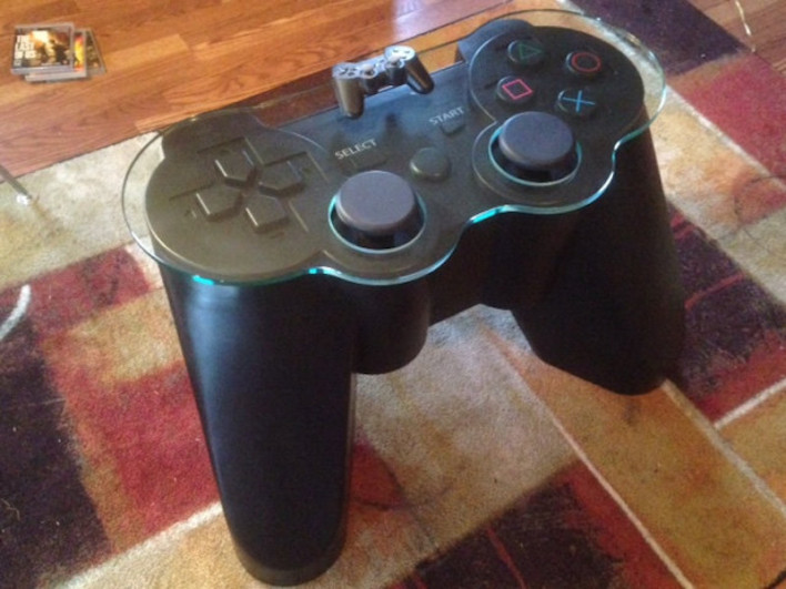 Use A PlayStation Controller As A Coffee Table
