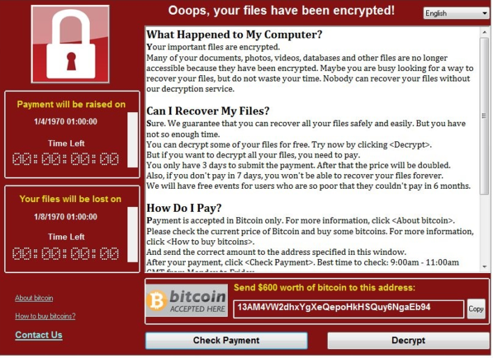  Global WannaCry Ransomware Attack Spread Halted ‘By Accident’