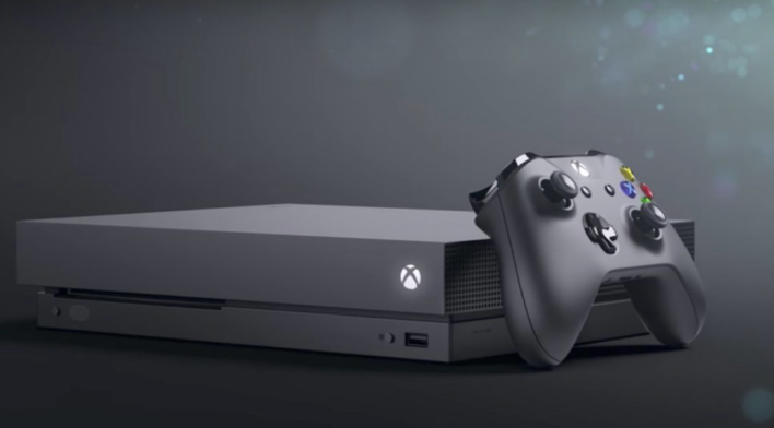 Microsoft’s new Xbox model is named Xbox One X and will ship on 7 November with a $499/£449 price tag