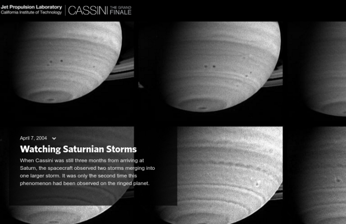 The Cassini-Huygens mission—a joint endeavor of NASA, ESA (the European Space Agency), and the Italian Space Agency—is the first mission to orbit Saturn and explore its environs in detail. 