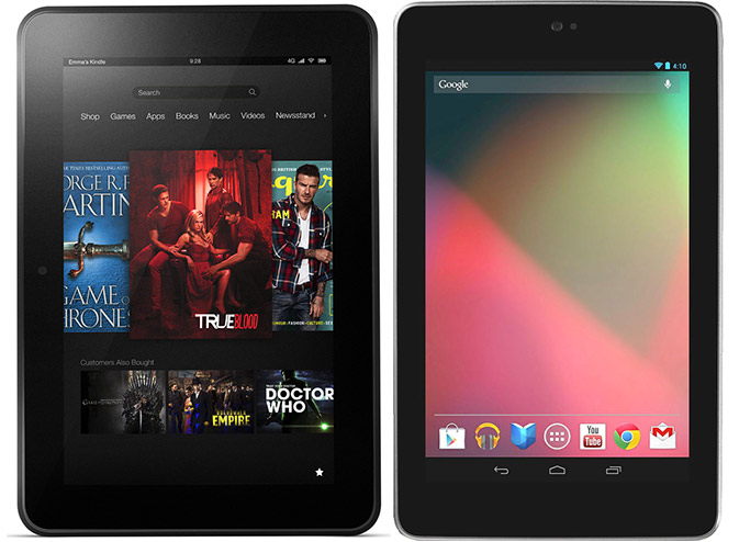 The Kindle Fire HD Versus The Nexus 7