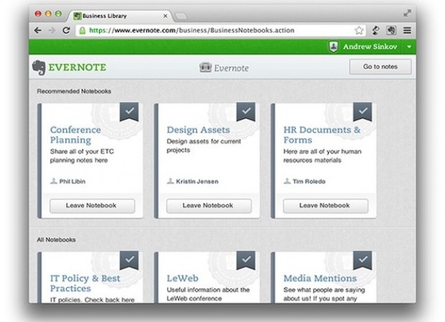 Evernote Business – Making Collaboration A Breeze