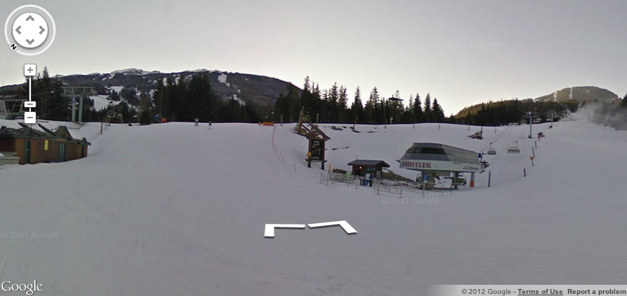 Google Street View for Ski Resorts