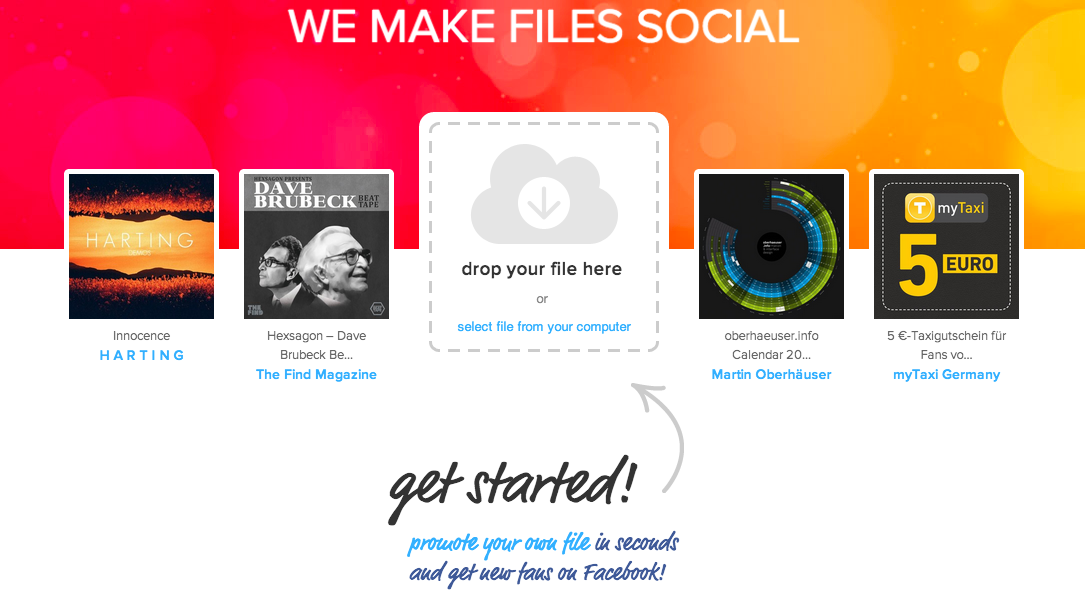 Dropify Allows You To Share Files Via Facebook