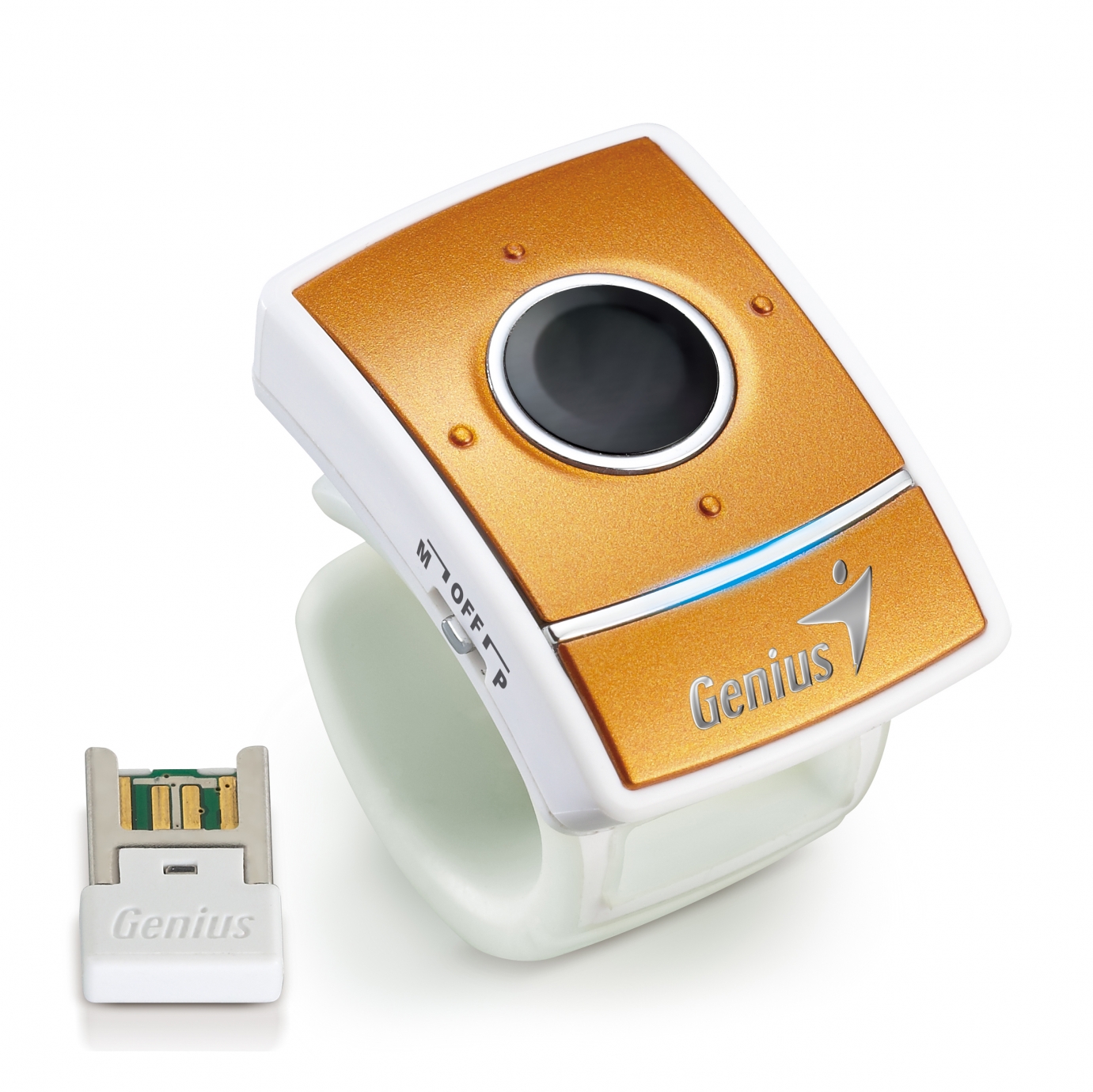 Télécommande Présentation Doigt Bague - 2 En 1 USB-C, Pointeur Laser, Rechargeable - Compatible PowerPoint, Mac, Windows