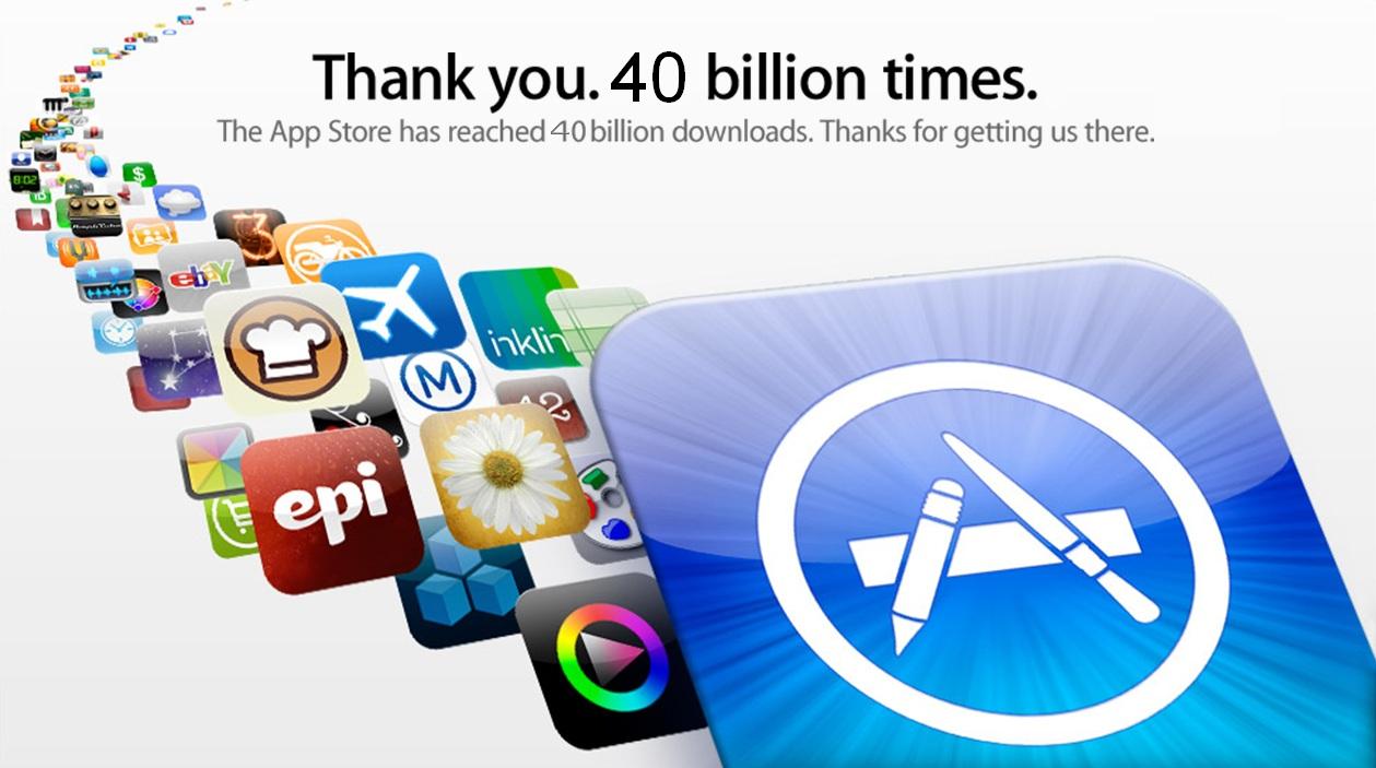 Apple’s App Store Sails Past 40 Billion Downloads