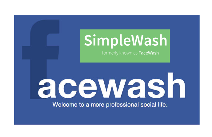 SimpleWash Promises To Clean Up Your Facebook Profile