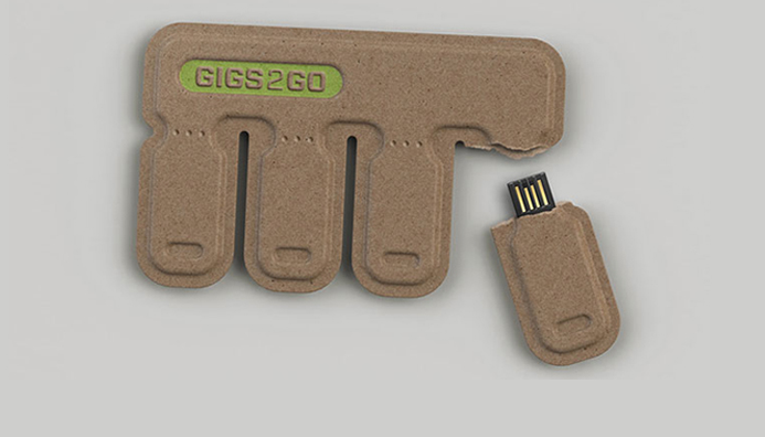 GIGS.2.GO The Paper USB Flash Drive