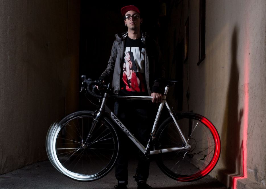 Revolights: Built-in LED Lighting Keeps Bikers Safe