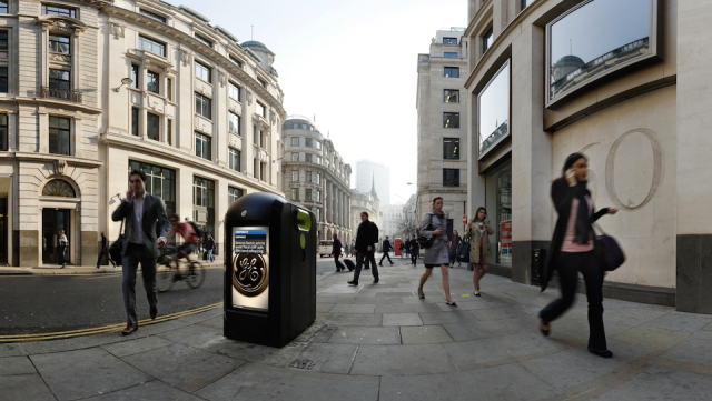 Smartphone Tracking Bins Switched Off in London