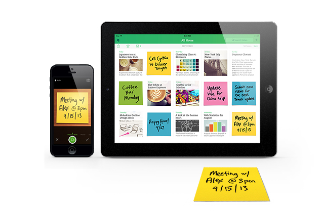 Post-It And Evernote Partner Up For Digital Notes