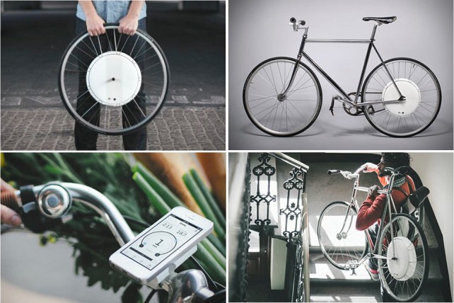 FlyKly’s Smart Wheel Powers Your Bike & Charges Your Phone