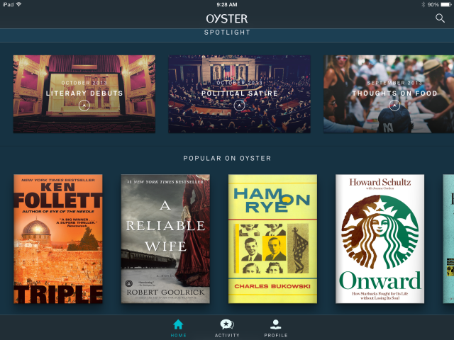 Meet Oyster: The E-Book Cousin Of Netflix