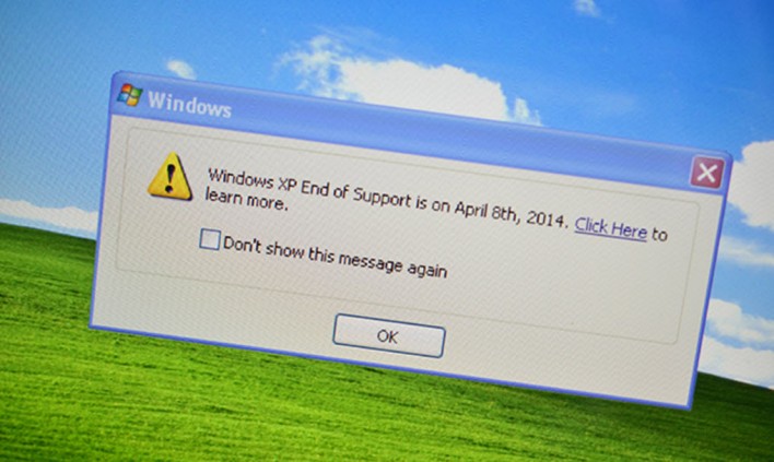 Windows XP Warning Popup