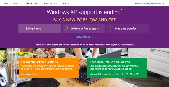 Microsoft Entices Users To Upgrade To Windows 8.1 With $50 Gift Card