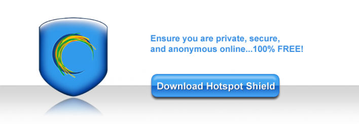 Download HotSpot Shield Now For Internet Security