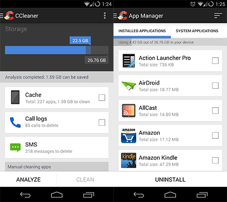 CCleaner Android App in Testing