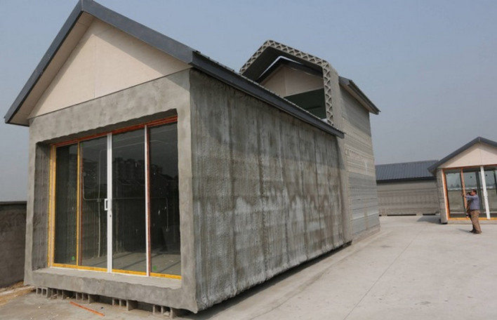 Giant 3D Printers Make 10 Houses Per Day