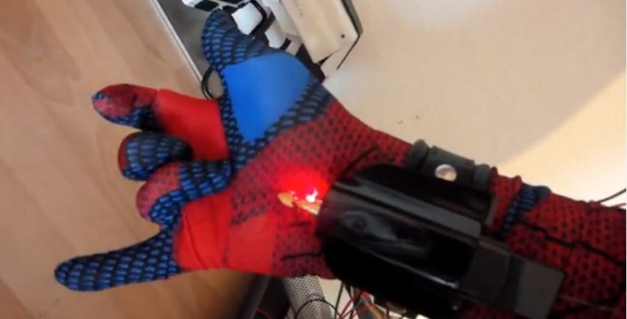 Man Creates A Spider-man Web-Shooter
