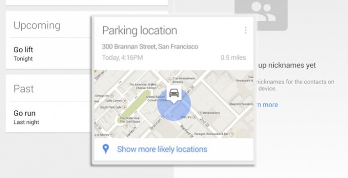 Google Now Remembers Where You Parked The Car