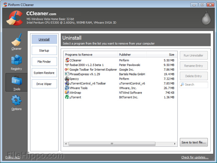 firefox filehippo ccleaner download