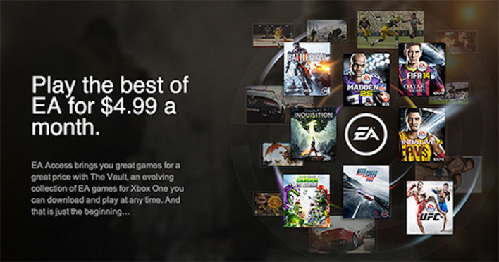 EA Launching Subscription-Based Service For Xbox One