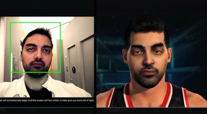 NBA 2K15 Scans Your Face to Create a Player