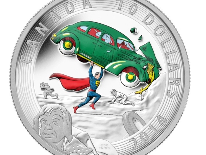 Canada Mints Official Superman Coins