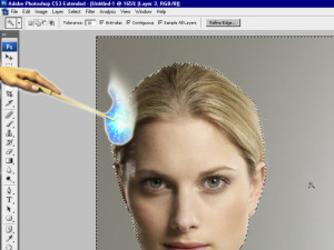 how to use magic wand tool preview