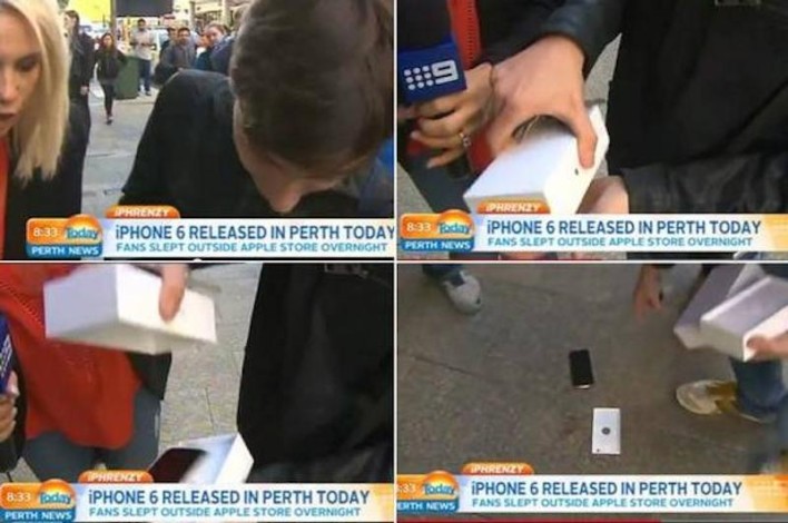 Australian With First iPhone 6 Drops It Right After Buying