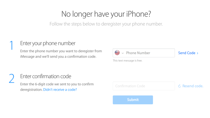 Apple Adds New Online Service to Deregister from iMessage
