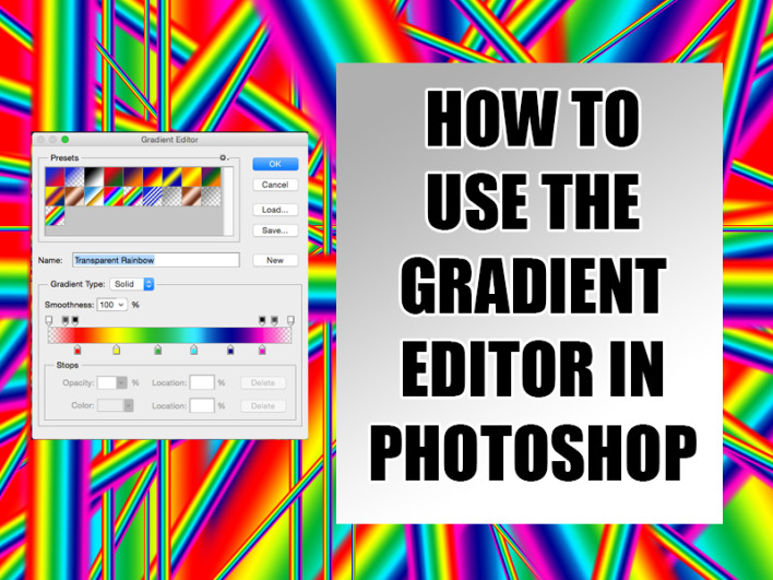 How to Use the Gradient Editor in Photoshop
