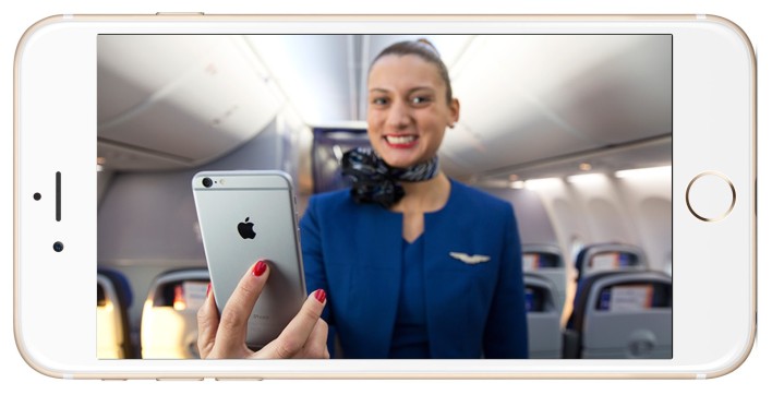 Flight Attendants from United to Get iPhone 6 Plus