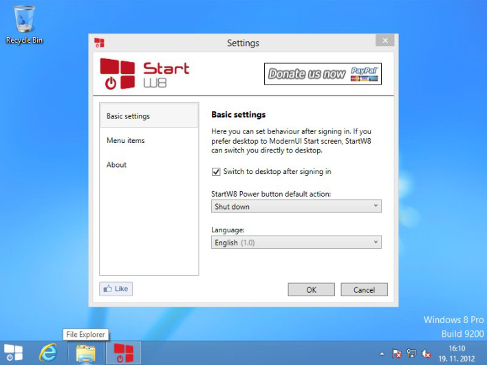 Need An Old Style Start Menu In Windows 8? Checkout StartW8