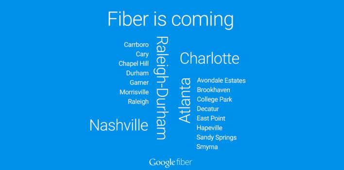 Google Fiber Expanding To Four New Cities