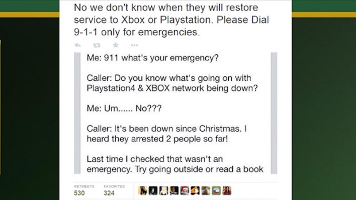 Don’t Call 911 When PlayStation Network Goes Down