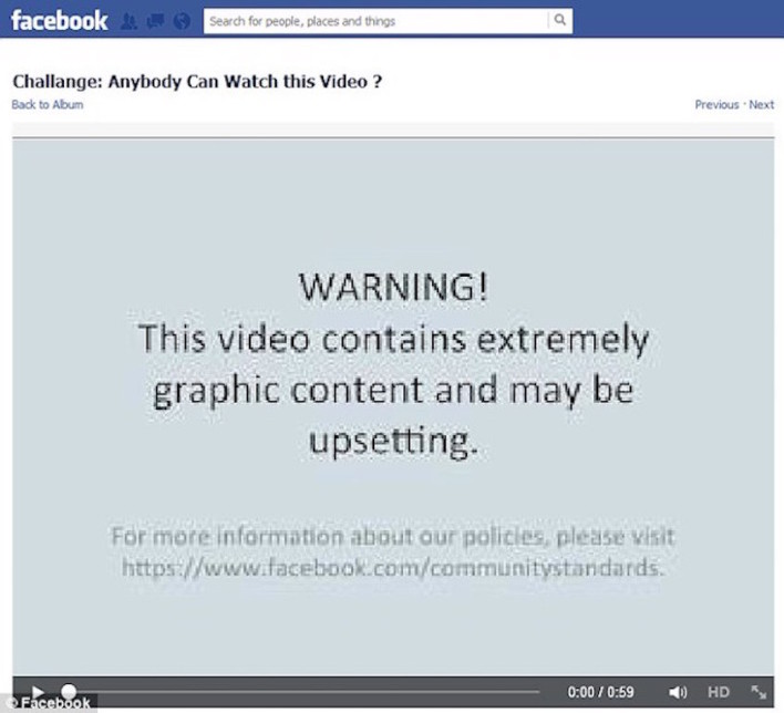 Facebook Starting To Restrict Violent Videos