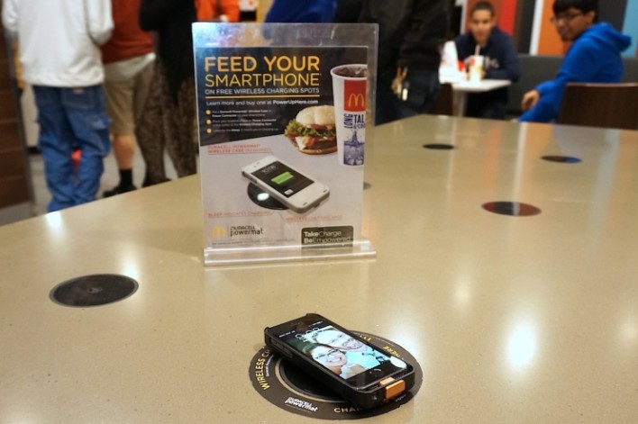 McDonalds Restuarants In UK Offering Wireless Charging