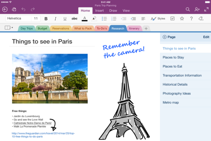 Microsoft OneNote For iPad Adds Handwriting Feature