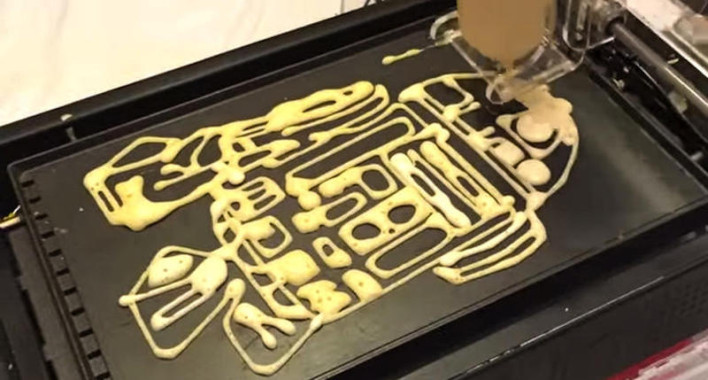 Man Creates Star Wars Pancake Printer