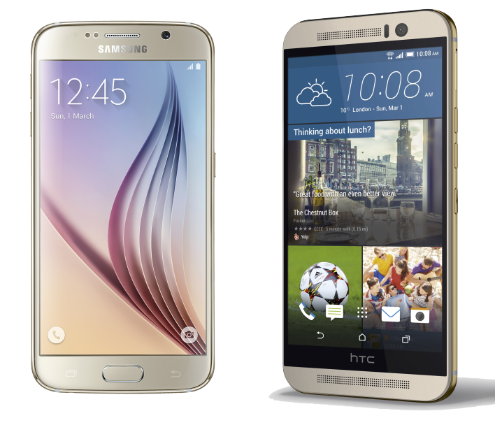 HTC One M9 vs Samsung Galaxy S6: Specs Comparison