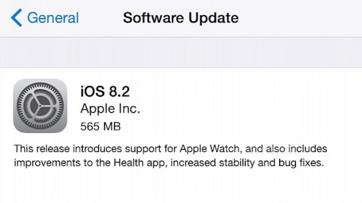 iOS 8.2 Released By Apple