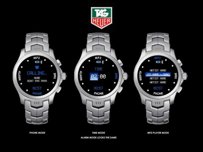 Tag Heuer, Intel and Google Team Up To Make A Smartwatch
