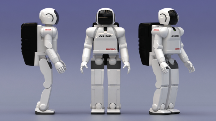 ASIMO by Honda was the world’s first bipedal humanoid robot