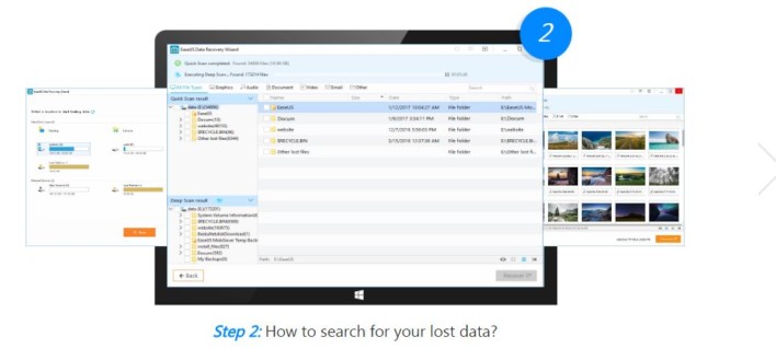 EaseUS Data Recovery Wizard Free: Recovering lost or broken data quickly and efficiently.